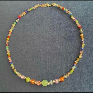 “More Joy” Beaded Necklace